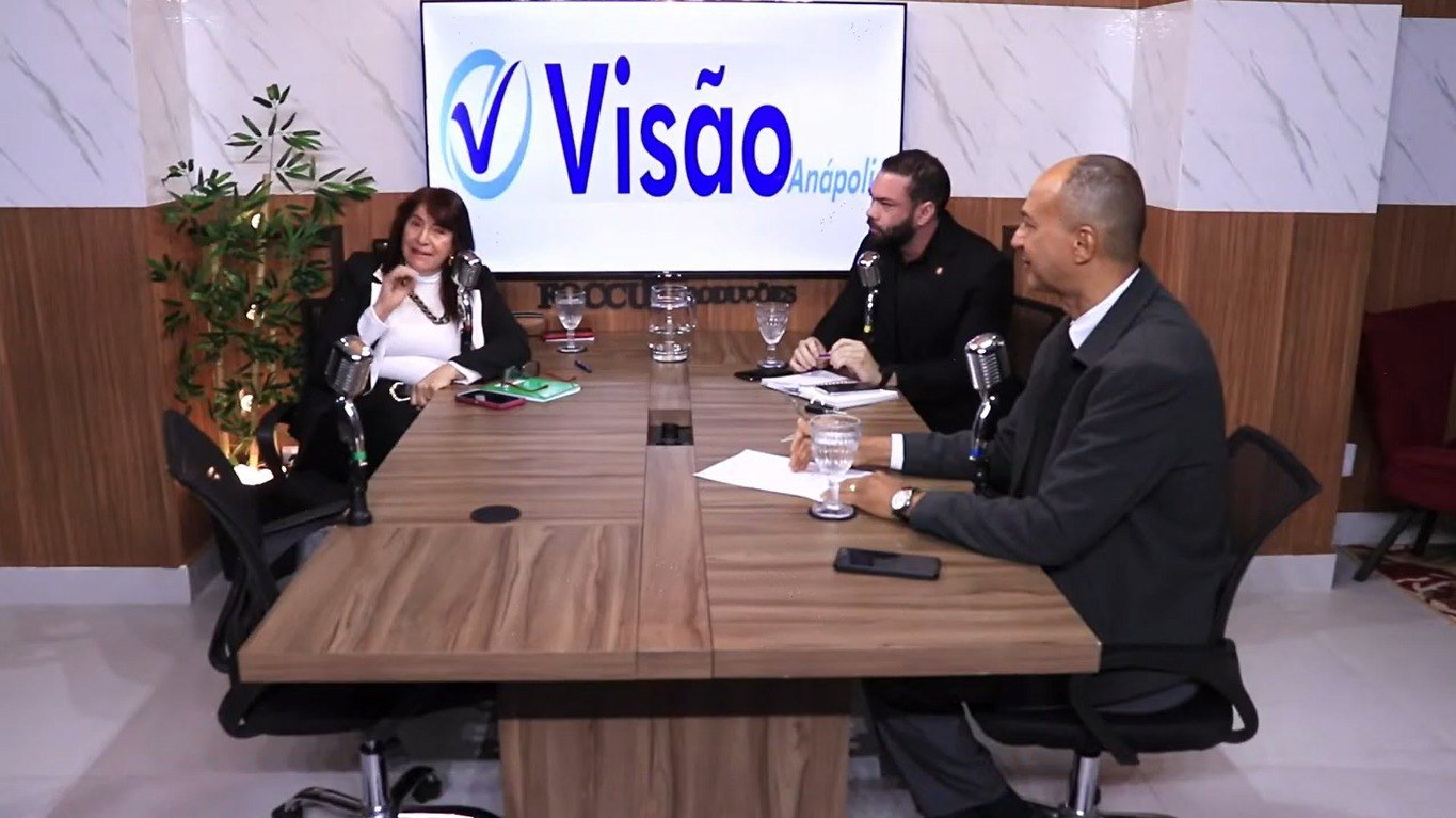 Liderança do Instituto Evolare em entrevista no programa Visão Anápolis